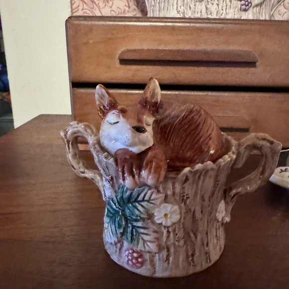 Fritz and Floyd sleeping fox teapot and sugar bowl - Picture 2 of 7
